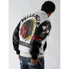 Pelle Pelle Mens Renegades Chief Keef White Studded Leather Jacket - Vox Leather