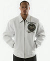 Pelle Pelle Mens White Legendary Limited Edition Jacket - Rare Leather