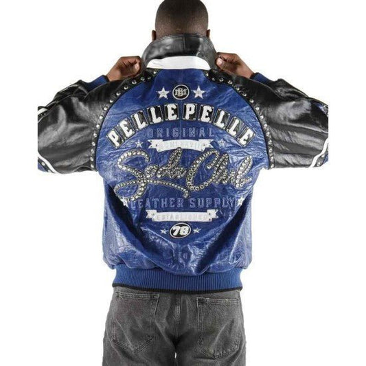 Pelle Pelle P 1978 Blue Leather Jacket - Vox Leather