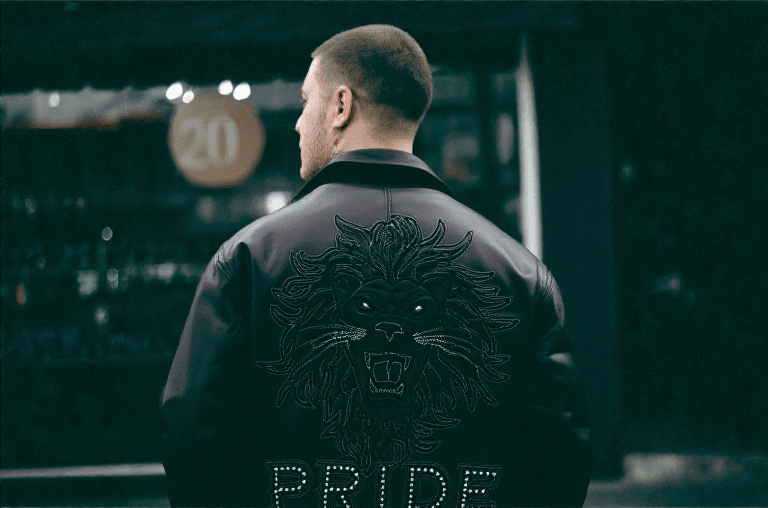 Pelle Pelle Pride Studded Black Jacket - Vox Leather