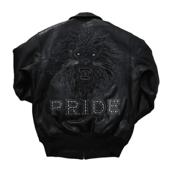 Pelle Pelle Pride Studded Black Jacket - Vox Leather