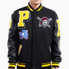 Pittsburgh Pirates MLB Rib Wool Varsity Jacket - Rare Leather
