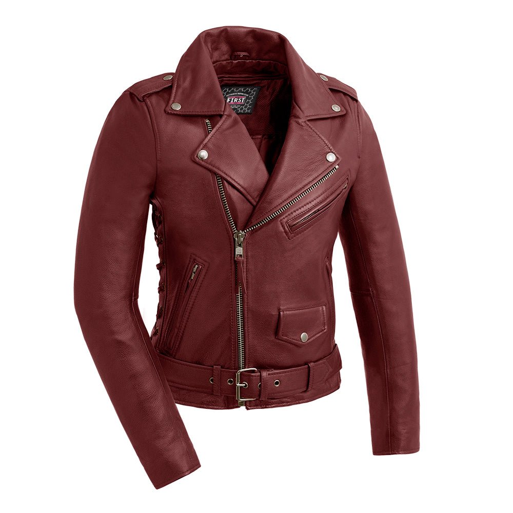 Popstar Women's Motorcycle Leather Jacket - Vox Leather