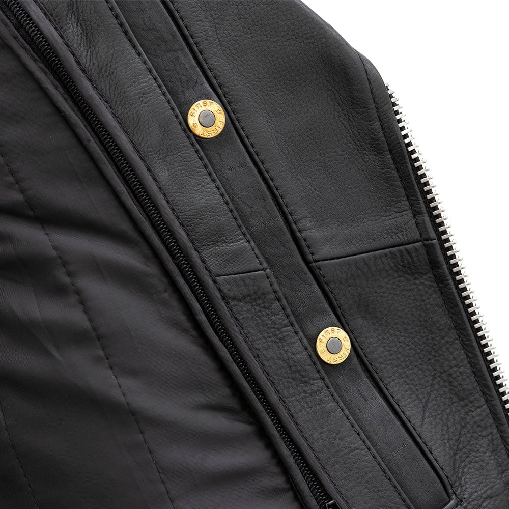 Popstar Women's Motorcycle Leather Jacket - Vox Leather