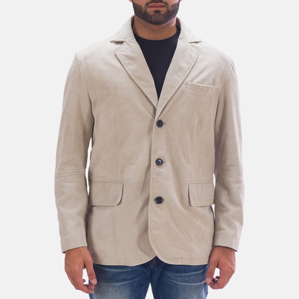 Professor By Day Suede Blazer - Vox Leather