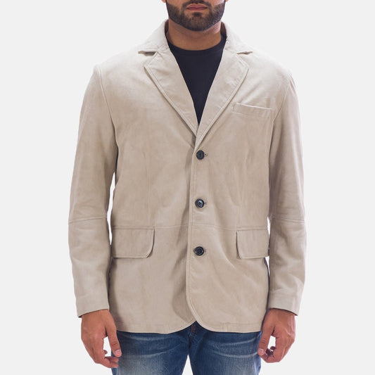 Professor By Day Suede Blazer - Vox Leather