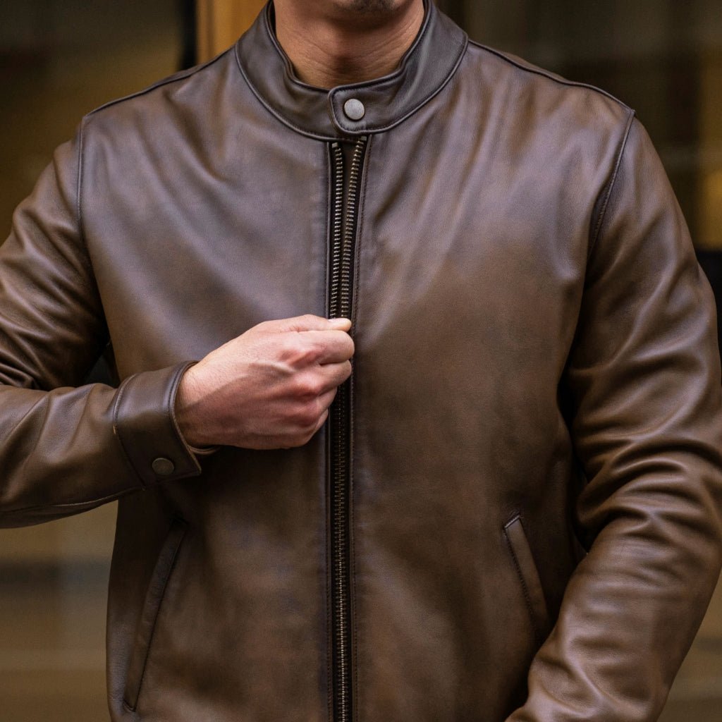 Racer Jacket | Anejo - Rare Leather