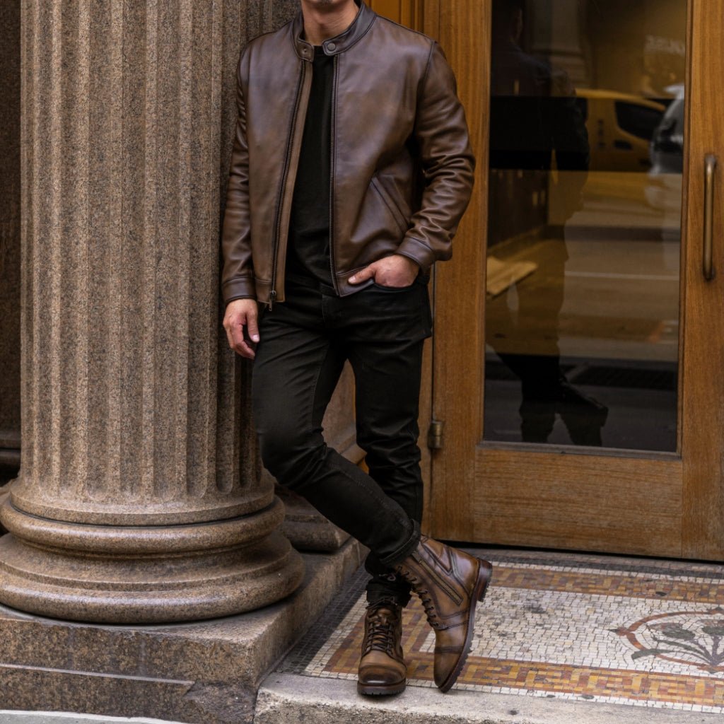 Racer Jacket | Anejo - Rare Leather