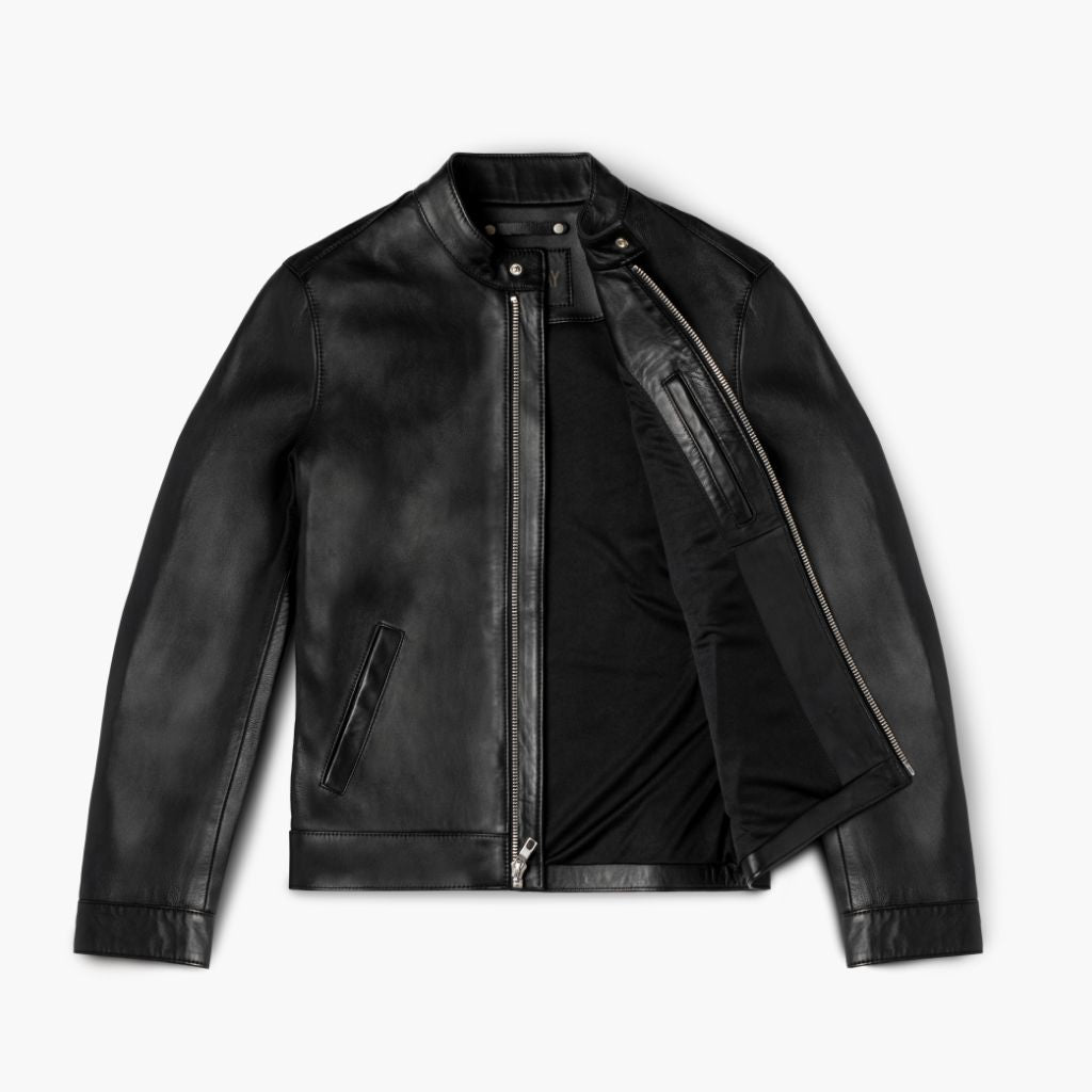 Racer Jacket | Black - Vox Leather