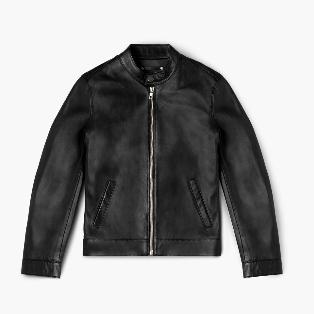 Racer Jacket | Black - Vox Leather