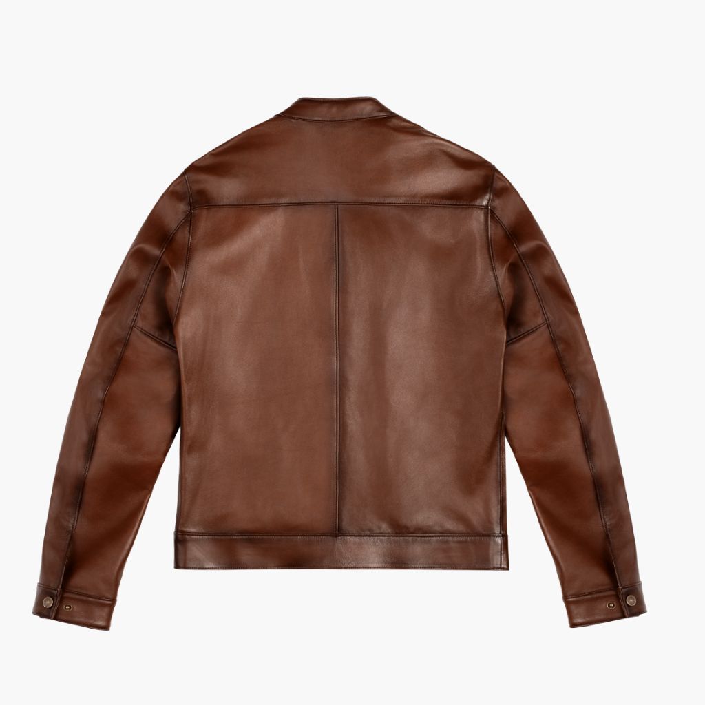 Racer Jacket | Brandy - Rare Leather