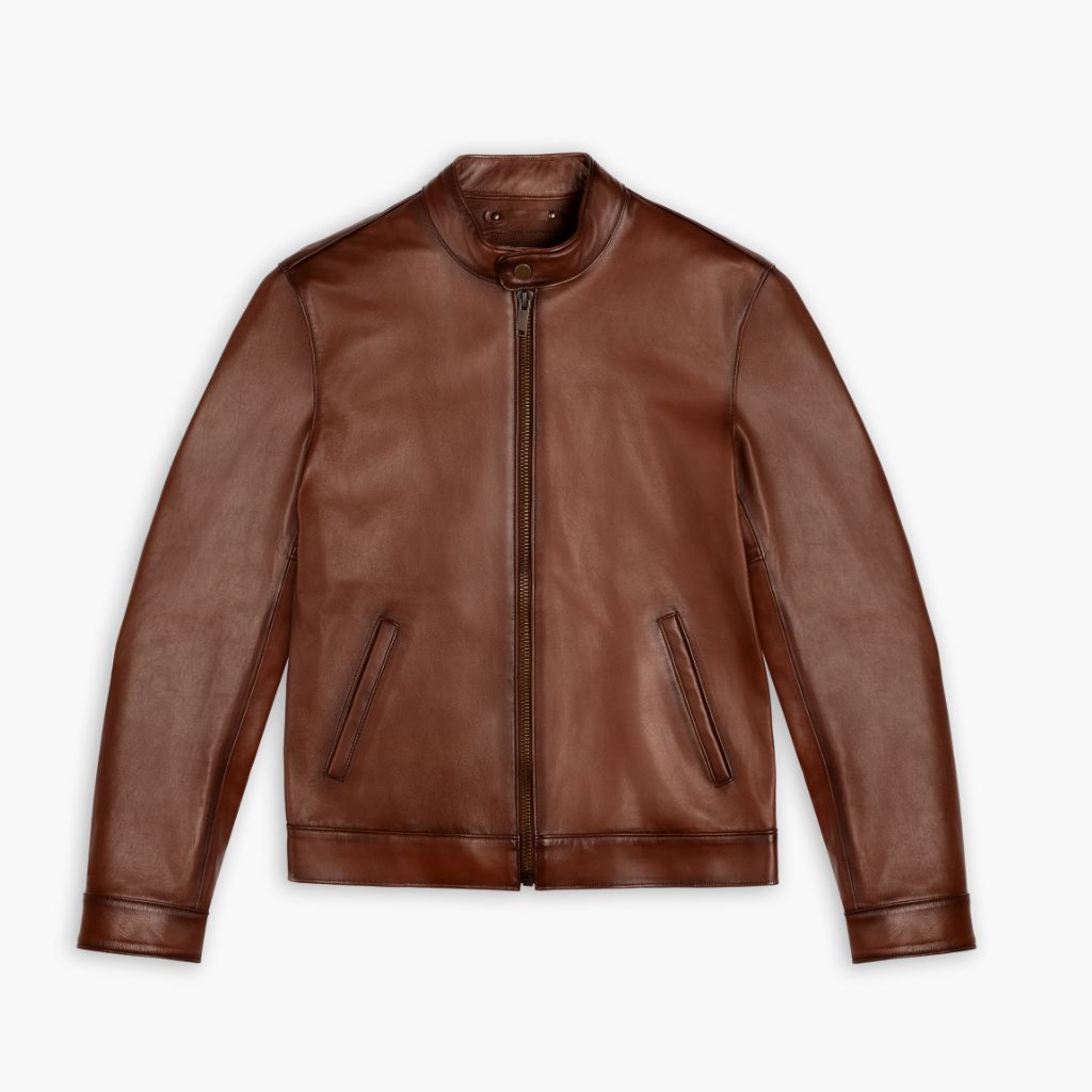 Racer Jacket | Brandy - Rare Leather