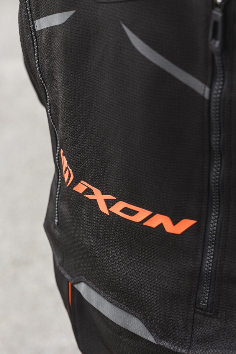 Ragnar - Adventure Touring Jacket (Black/Grey/Red) - Vox Leather