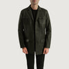 Ray Cutler Green Leather Blazer - Rare Leather