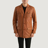 Ray Cutler Tan Brown Leather Blazer - Rare Leather