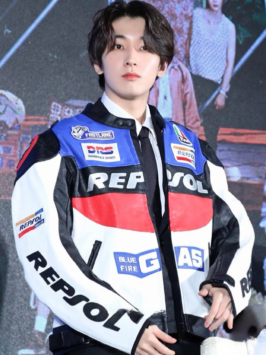 Repsol Leather Vintage Racing Jacket - Vox Leather
