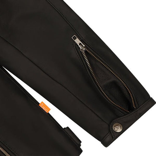 RICHA CHARLESTON LEATHER JACKET | BLACK - Vox Leather