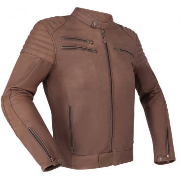 RICHA CHARLESTON LEATHER JACKET | BROWN - Vox Leather
