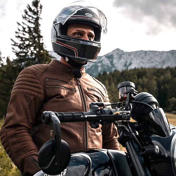 RICHA CHARLESTON LEATHER JACKET | BROWN - Vox Leather