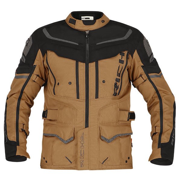 RICHA INFINITY 2 ADVENTURE JACKET CAMEL/BLK - Vox Leather
