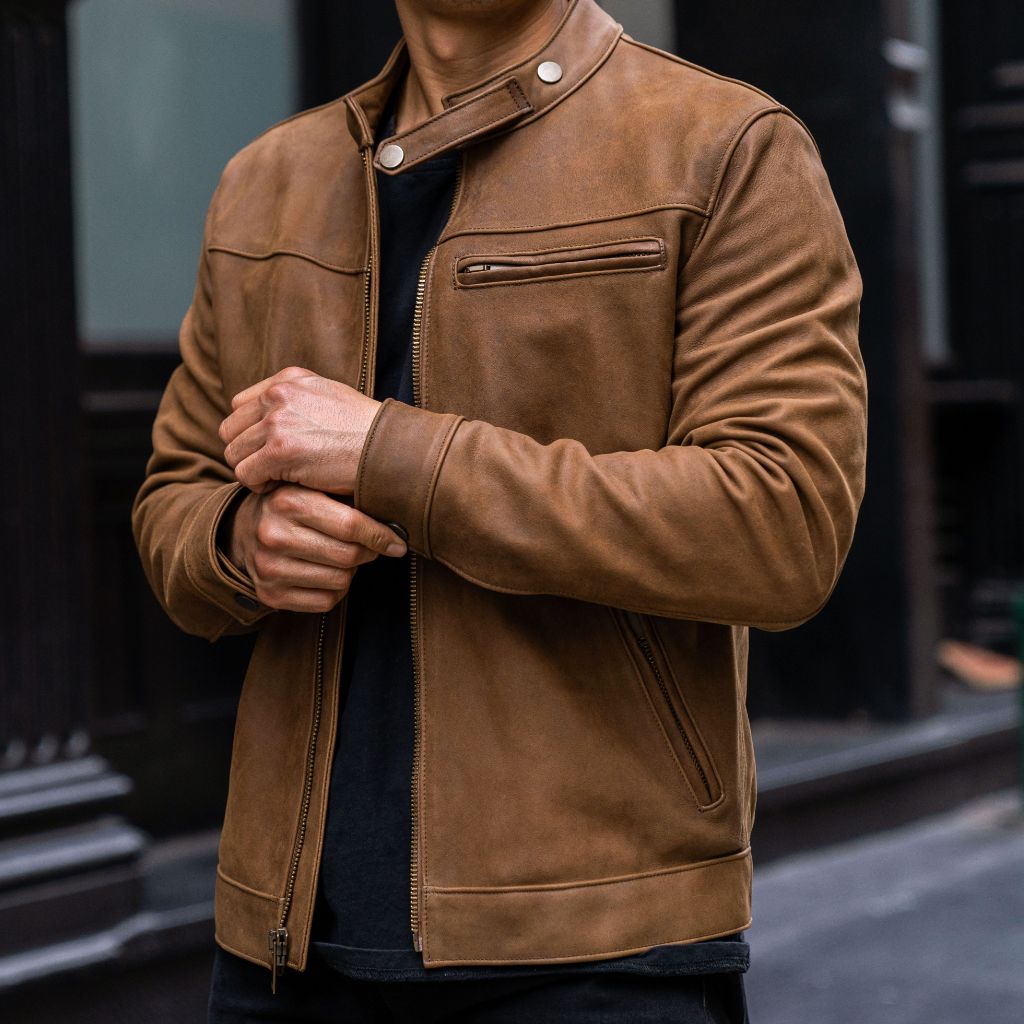 Roadster Jacket | Burnt Copper - Vox Leather