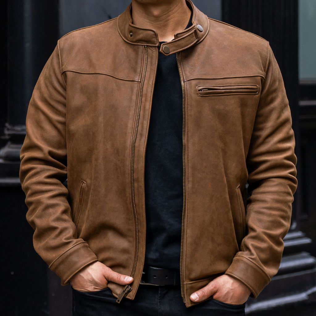 Roadster Jacket | Burnt Copper - Vox Leather