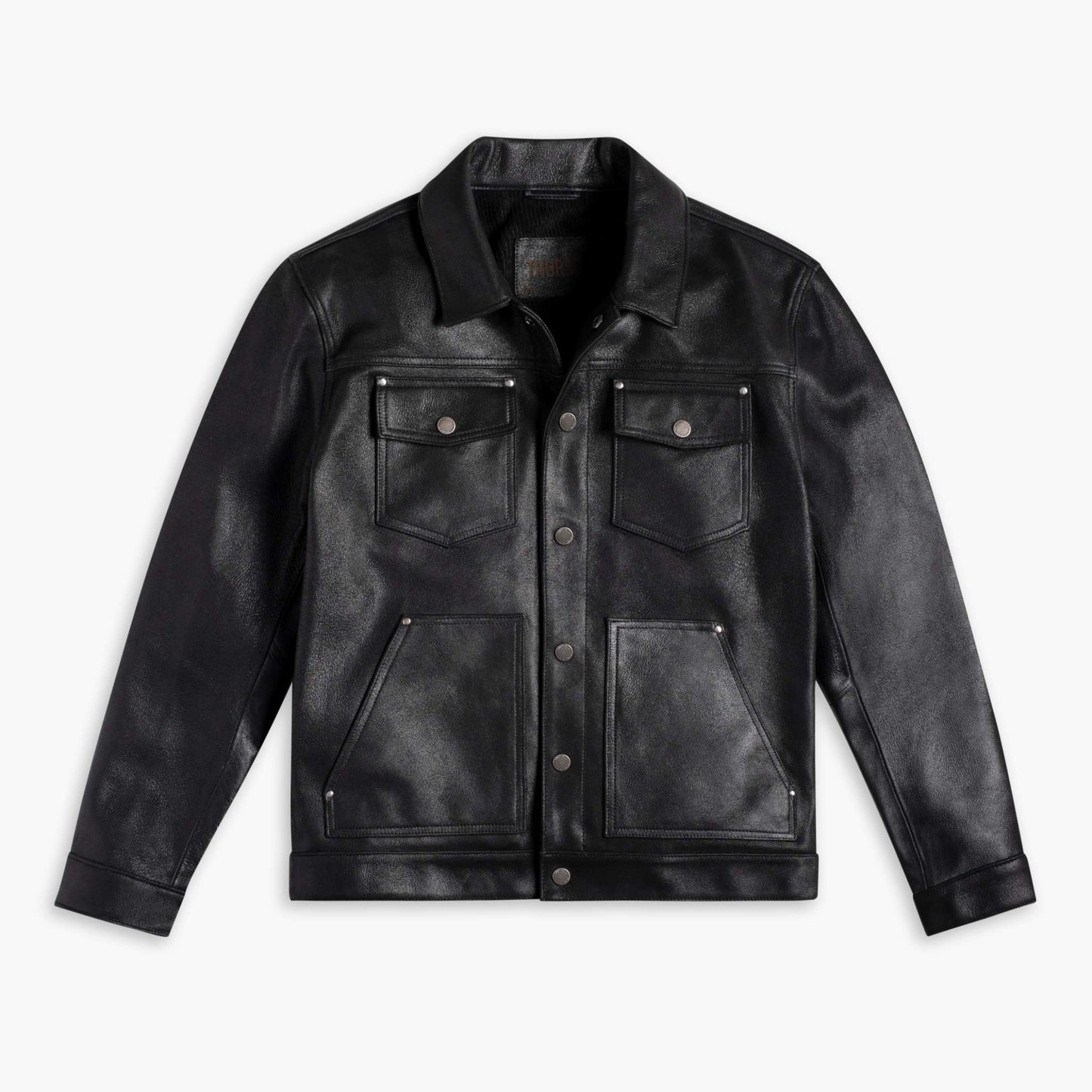Roughout Cruiser Jacket | Black - Rare Leather