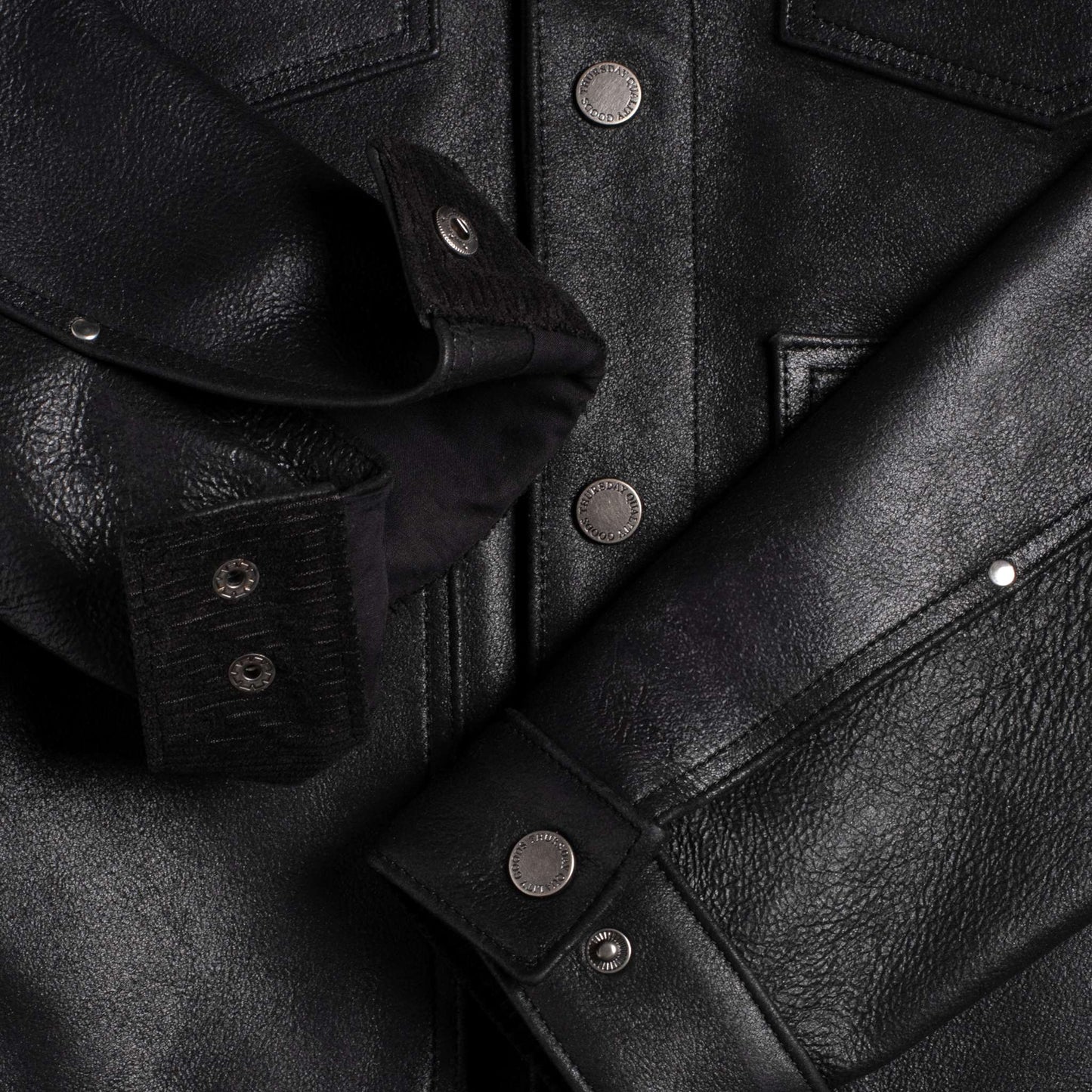 Roughout Cruiser Jacket | Black - Rare Leather