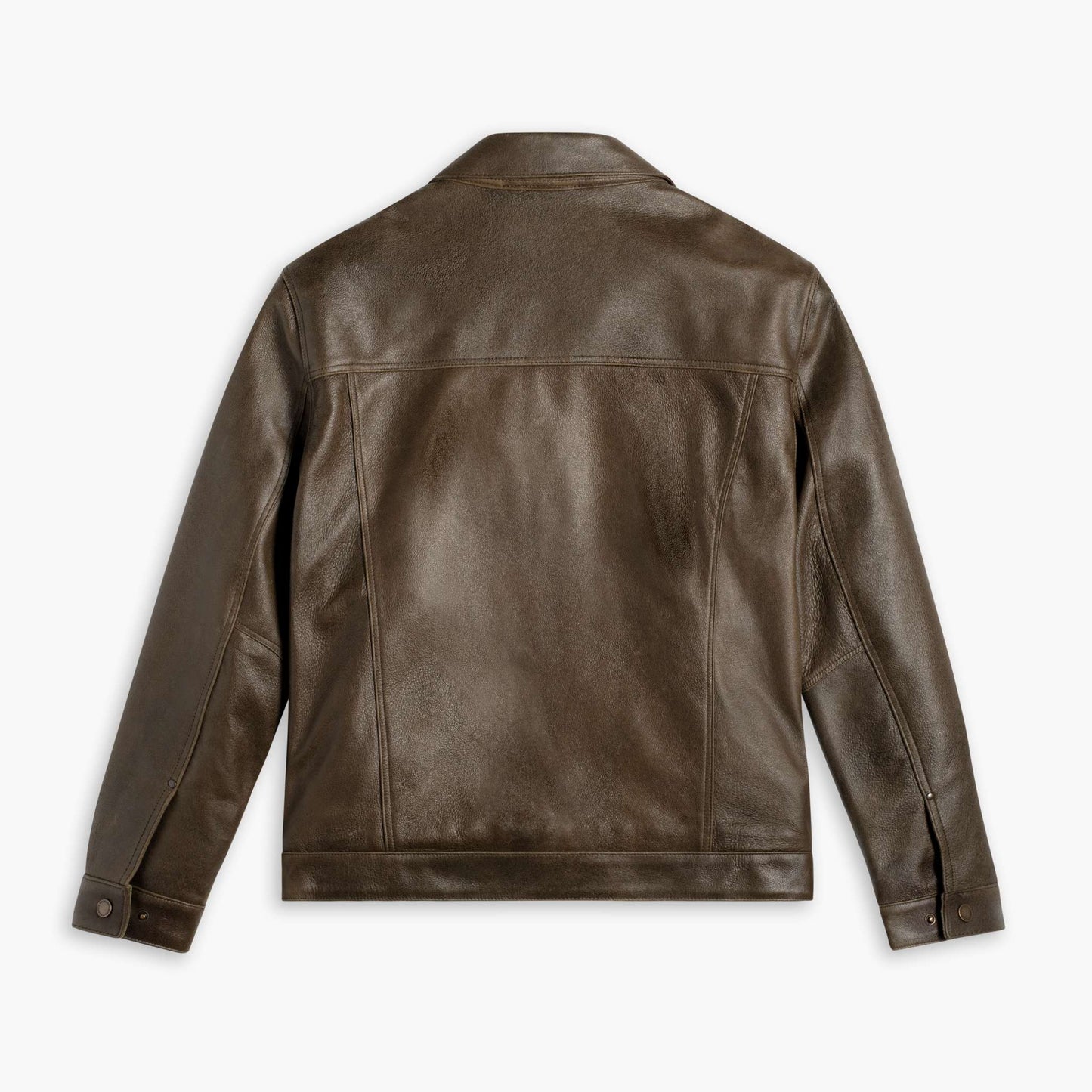 Roughout Cruiser Jacket | Dark Olive - Rare Leather