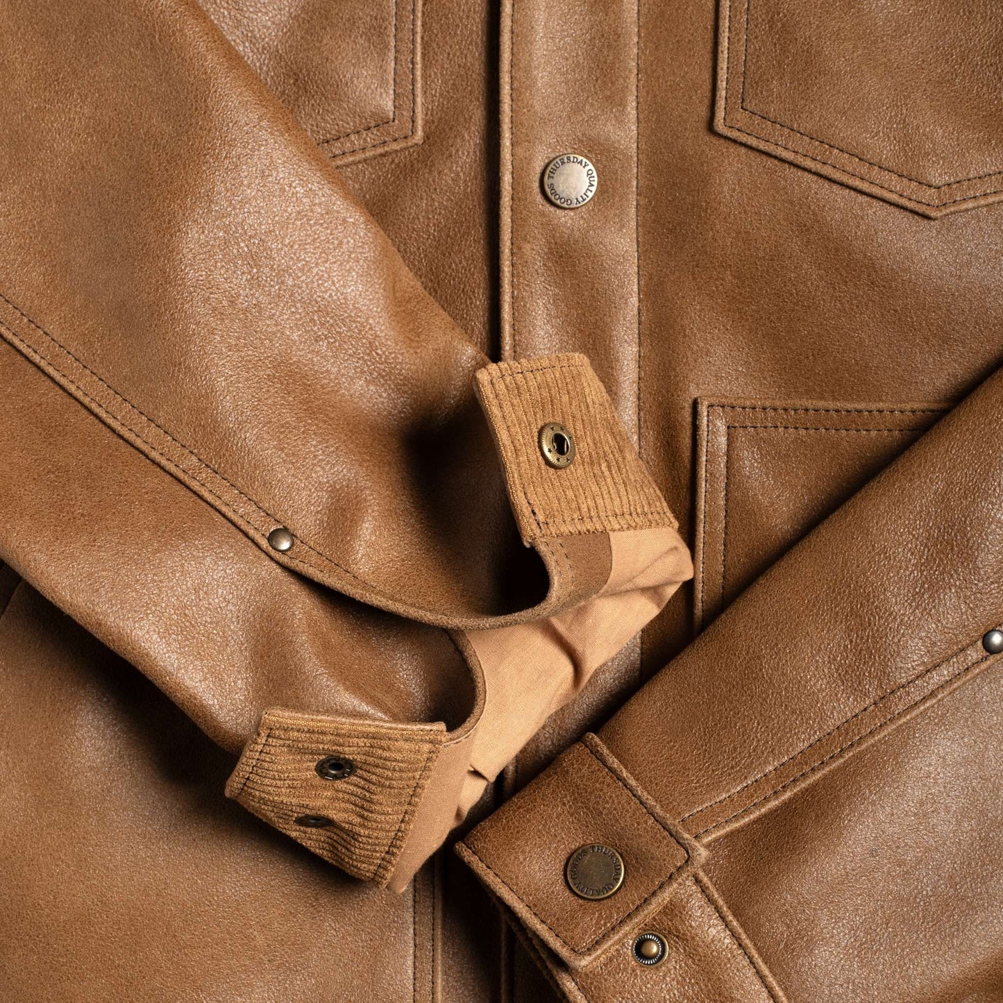 Roughout Cruiser Jacket | Natural - Rare Leather