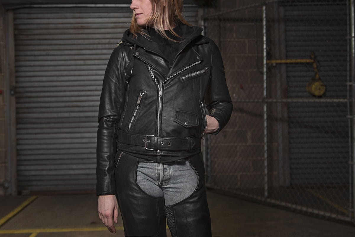 Ryman - Women's Motorcycle Leather Jacket - Rare Leather
