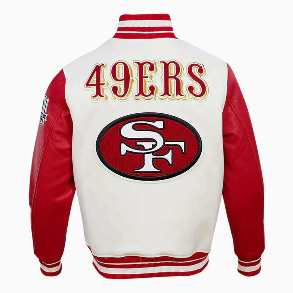 San Francisco 49Ers NFL Varsity Jacket - Rare Leather