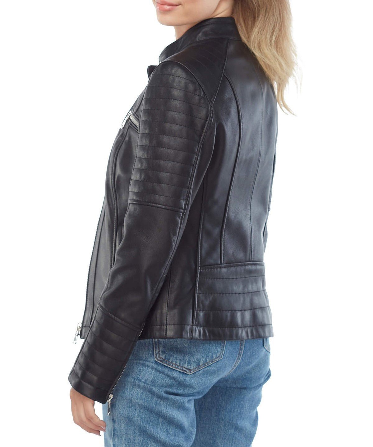 Sarah Archer Women’s Real Black Leather Jacket - Rare Leather