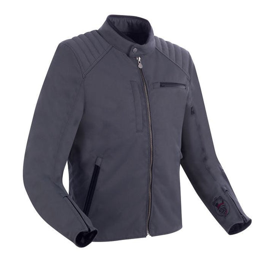 SEGURA ETERNAL MOTORCYCLE JACKET GREY - Vox Leather
