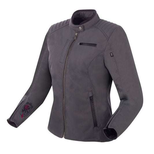 SEGURA ETERNAL WOMENS MOTORCYCLE JACKET GREY - Vox Leather