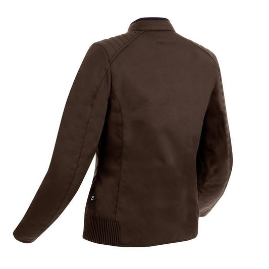 SEGURA ETERNAL WOMENS MOTORCYCLE JACKET MAROON BROWN - Vox Leather