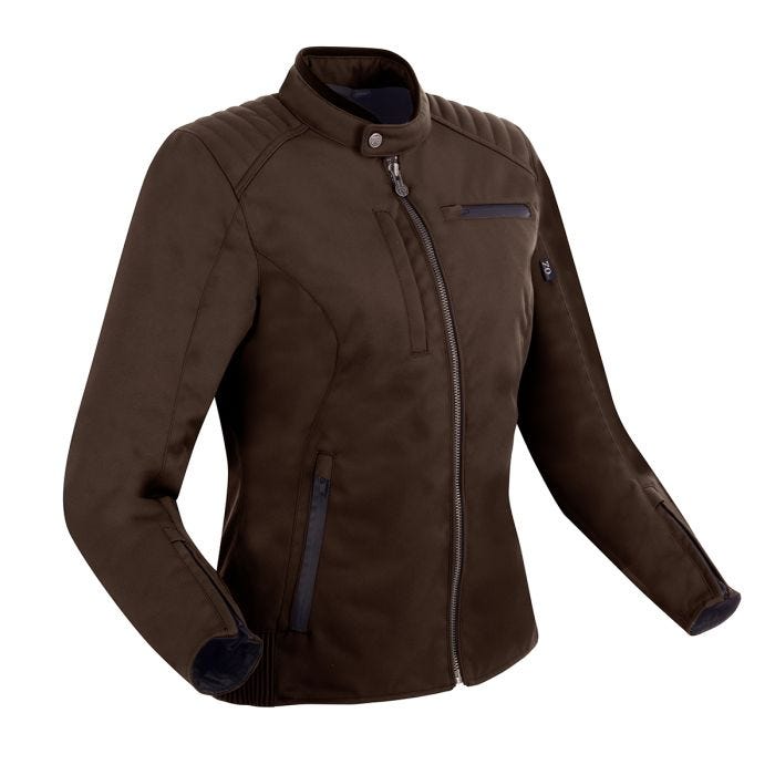 SEGURA ETERNAL WOMENS MOTORCYCLE JACKET MAROON BROWN - Vox Leather