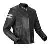 SEGURA ROMEO LEATHER MOTORCYCLE JACKET - BLACK/WHITE - CE Level AAA Certified - Vox Leather
