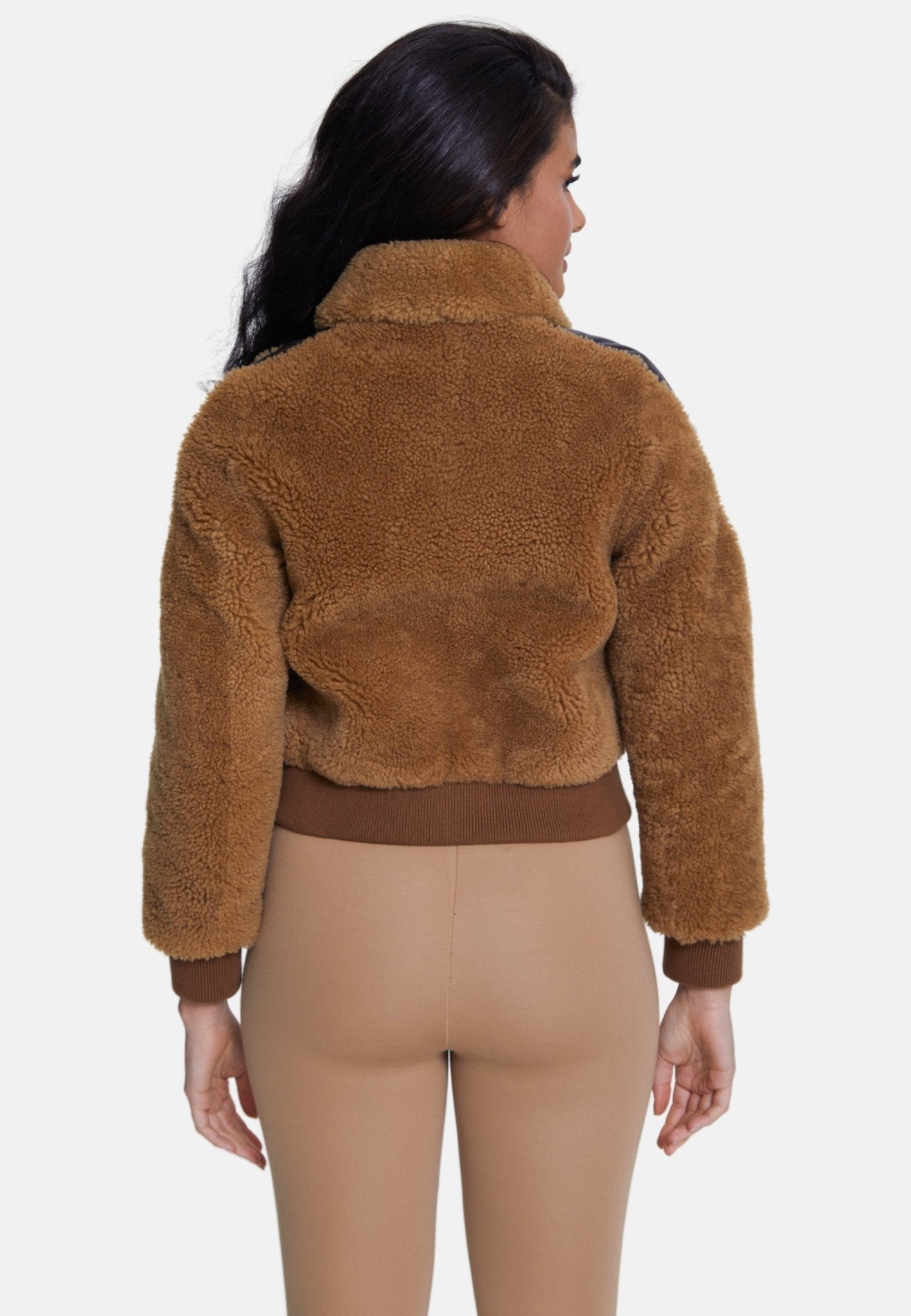 Selina Sheepskin Teddy Jacket - Rare Leather