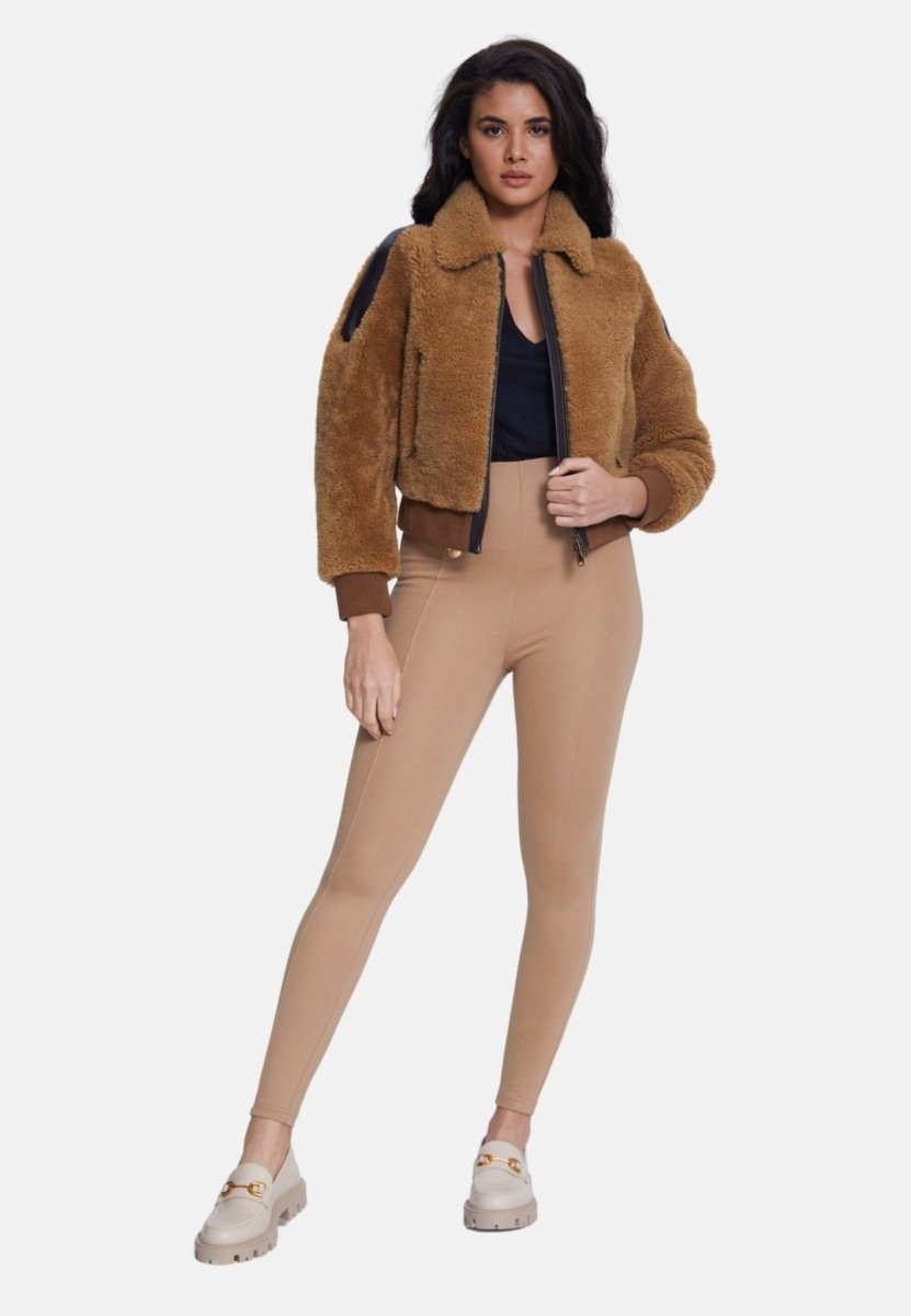Selina Sheepskin Teddy Jacket - Vox Leather