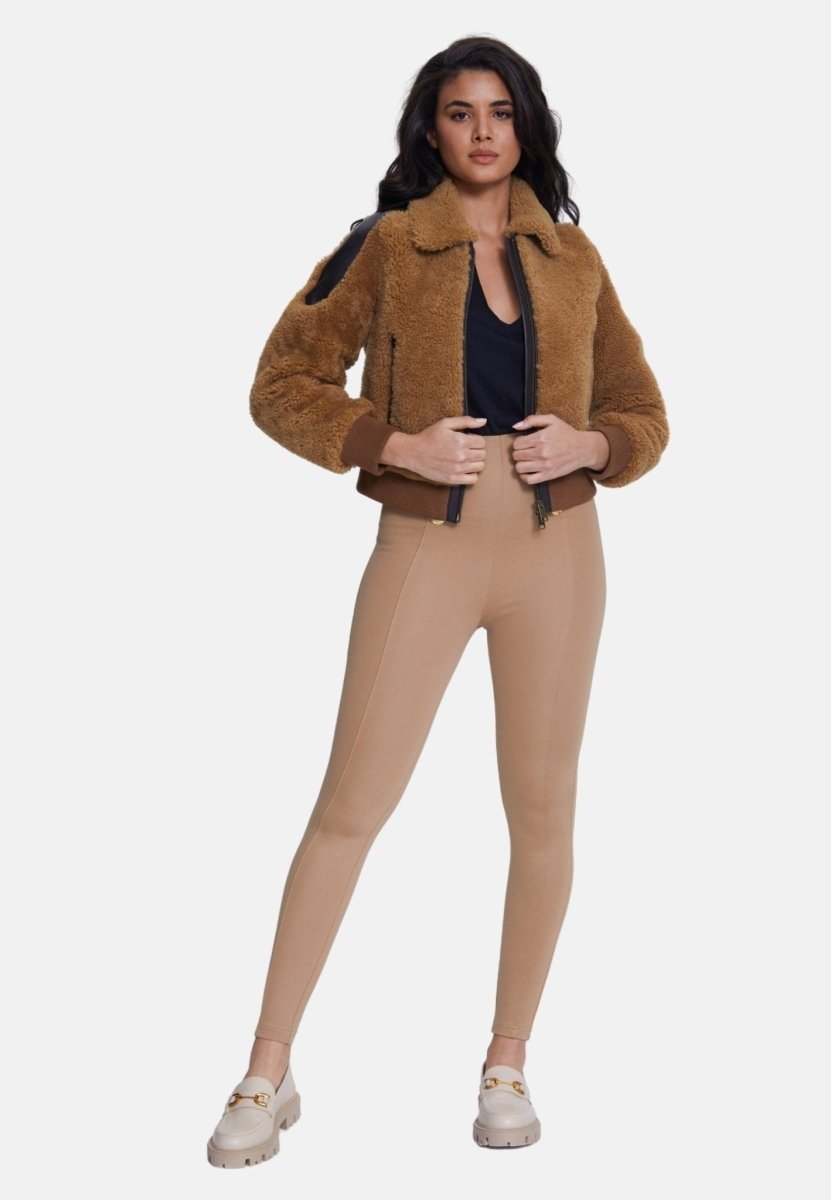 Selina Sheepskin Teddy Jacket - Vox Leather