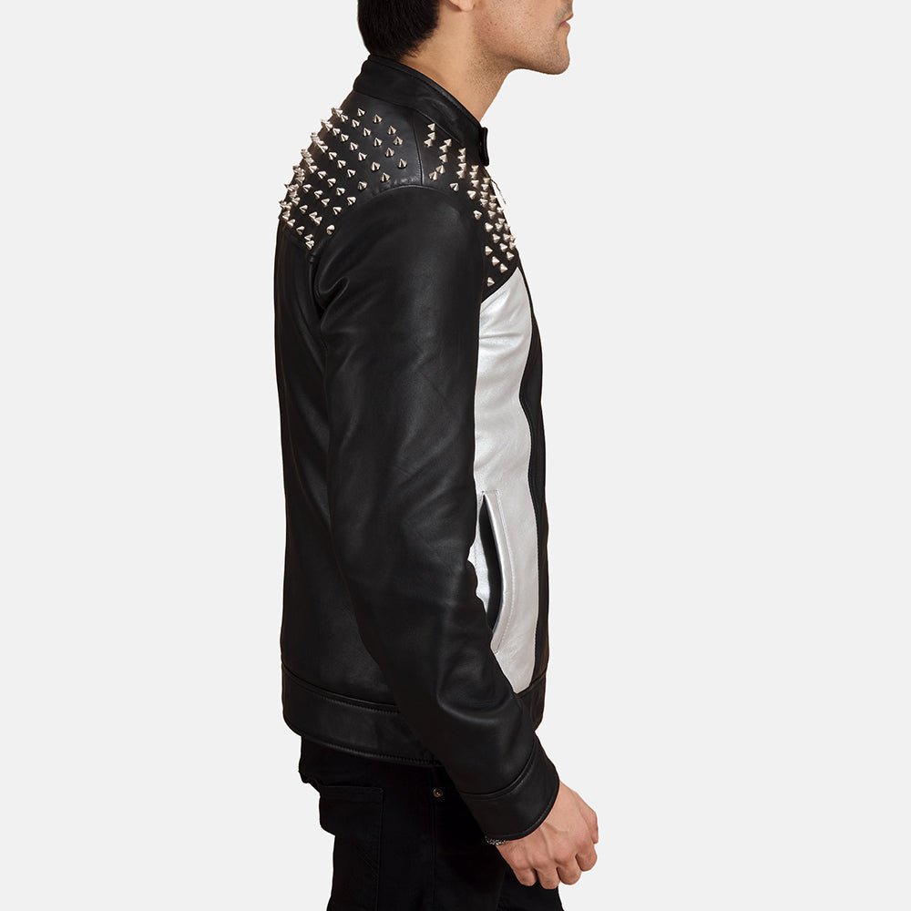 Shapron Studded Leather Biker Jacket - Rare Leather