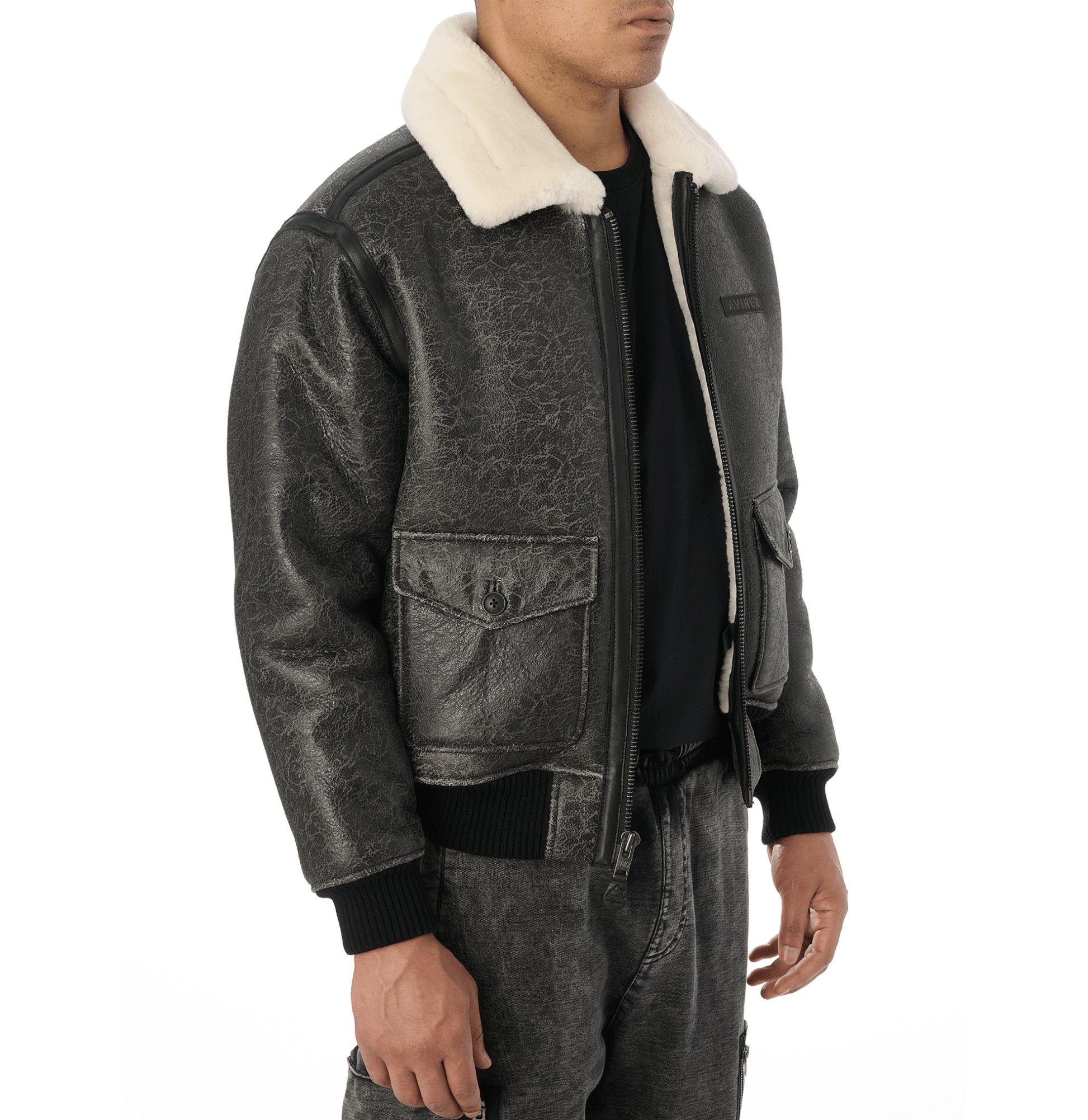 SHEARLING B - 3 JACKET - Rare Leather