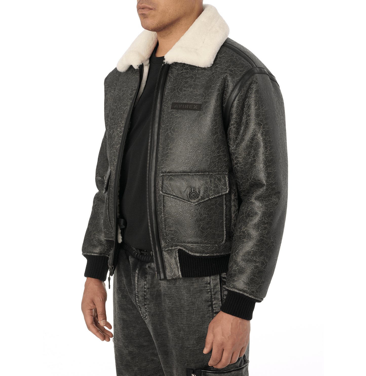 SHEARLING B - 3 JACKET - Rare Leather