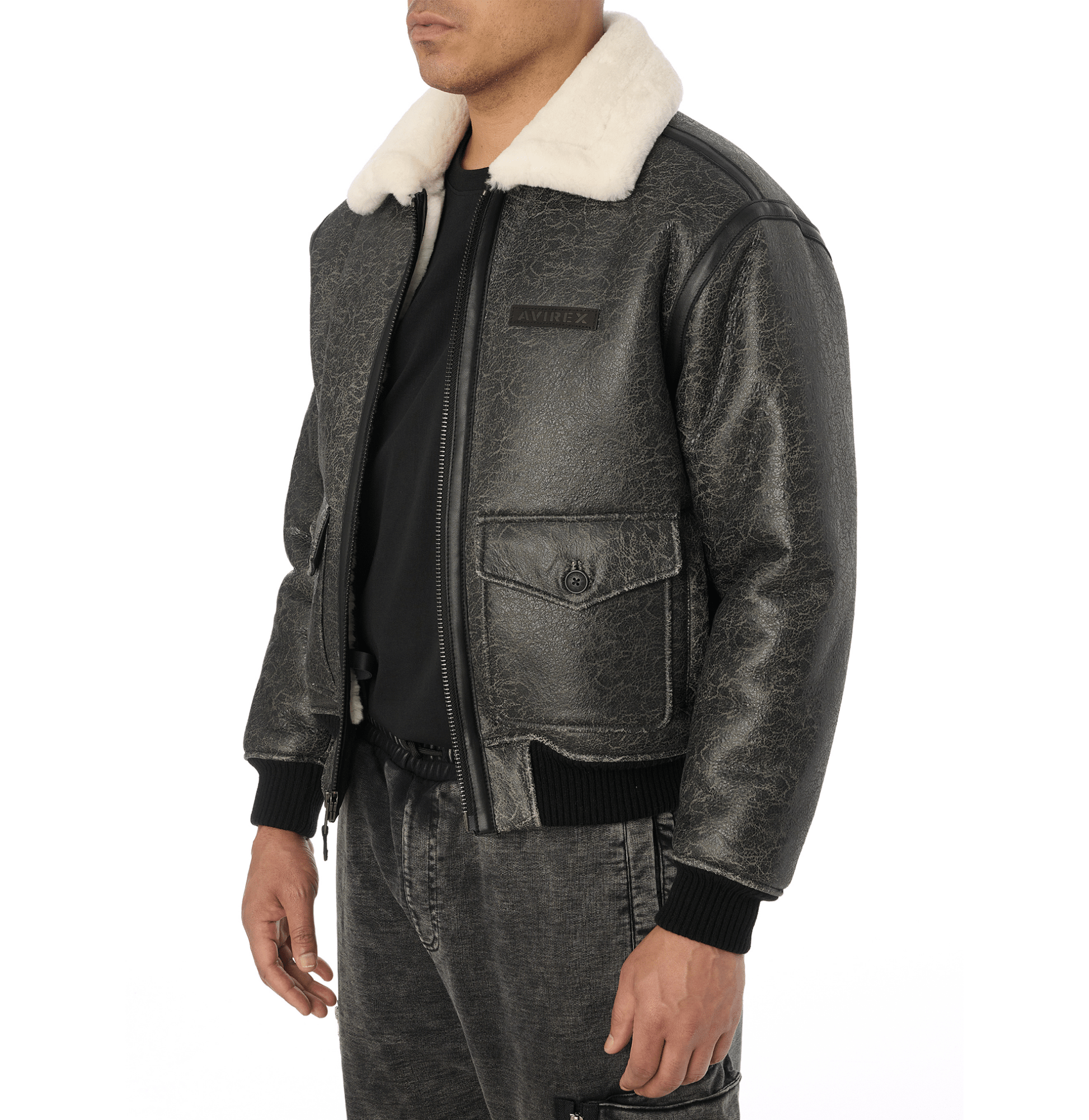 SHEARLING B - 3 JACKET - Rare Leather