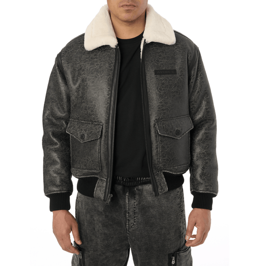 SHEARLING B-3 JACKET - Vox Leather
