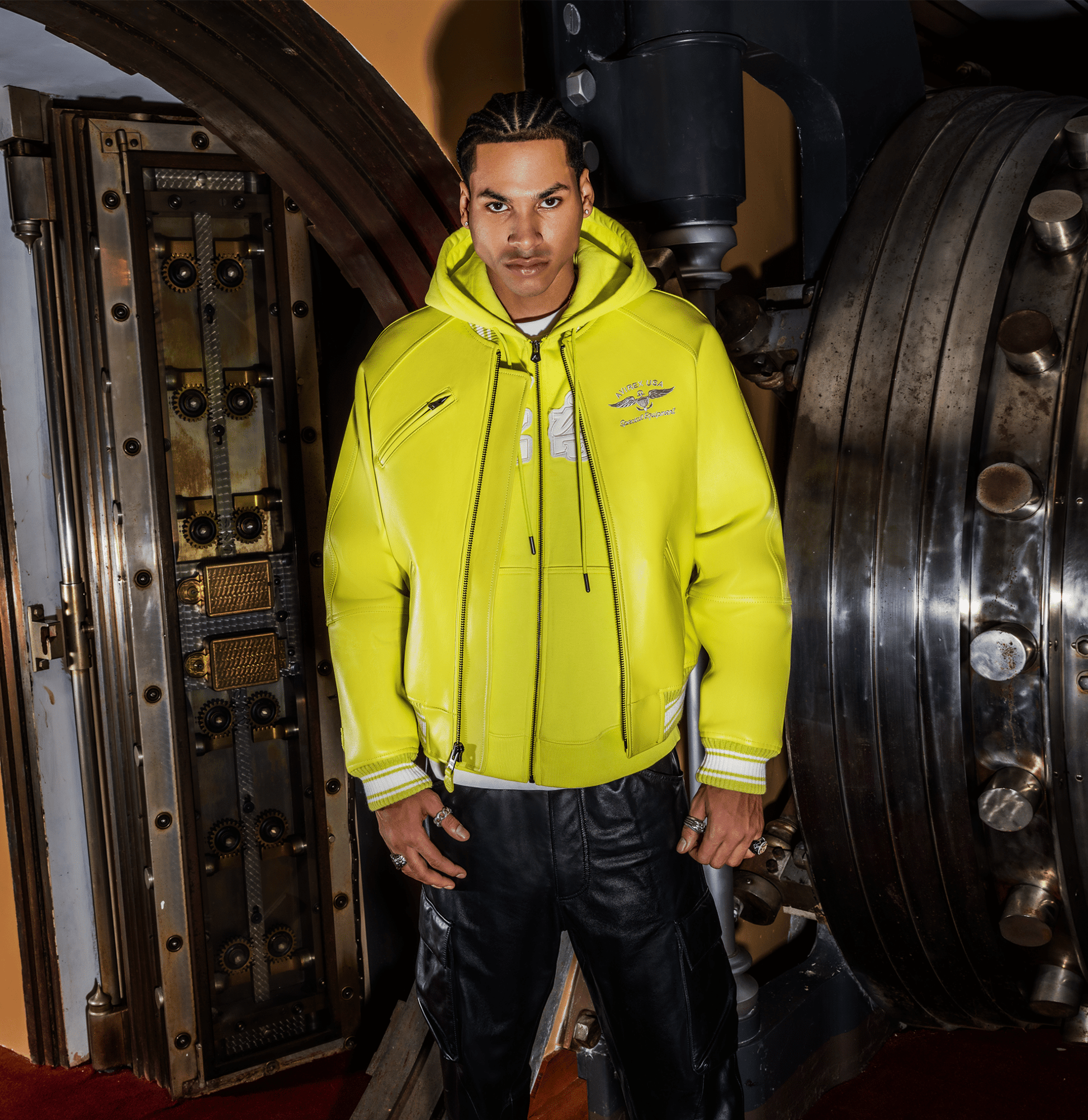 STADIUM JACKET - Rare Leather