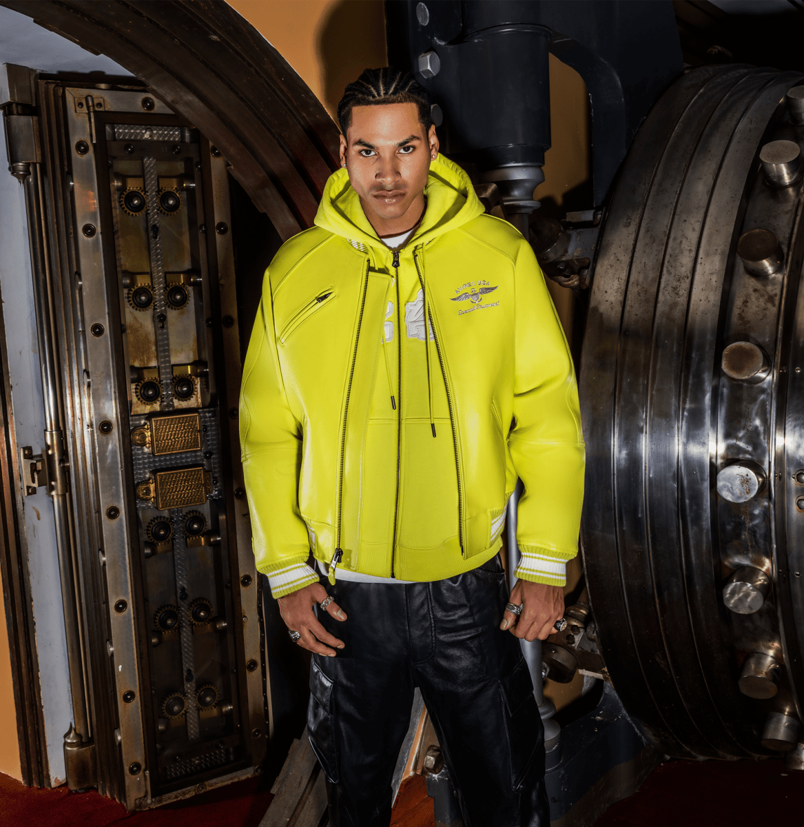 STADIUM JACKET - Vox Leather