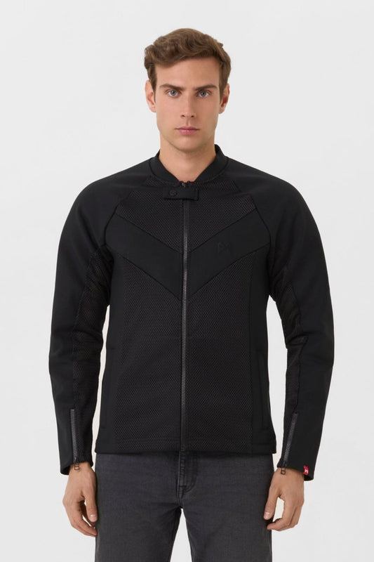 STEALTH MEN BLACK AAA - Light-weight armored jacket for men - Vox Leather
