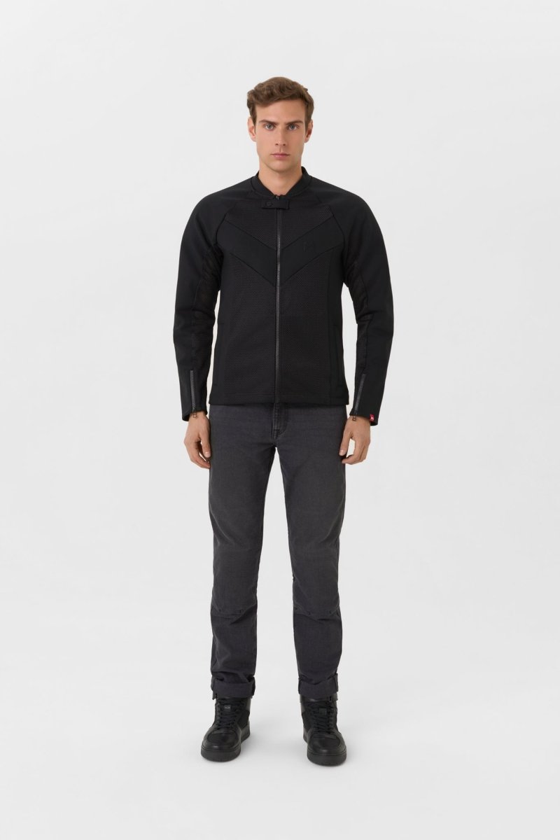 STEALTH MEN BLACK AAA - Light-weight armored jacket for men - Vox Leather